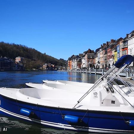 Vue Sur Meuse Avec Jacuzzi Et Sauna Exterieur. Yvoir Εξωτερικό φωτογραφία