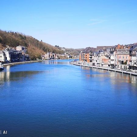 Vue Sur Meuse Avec Jacuzzi Et Sauna Exterieur. Yvoir Εξωτερικό φωτογραφία