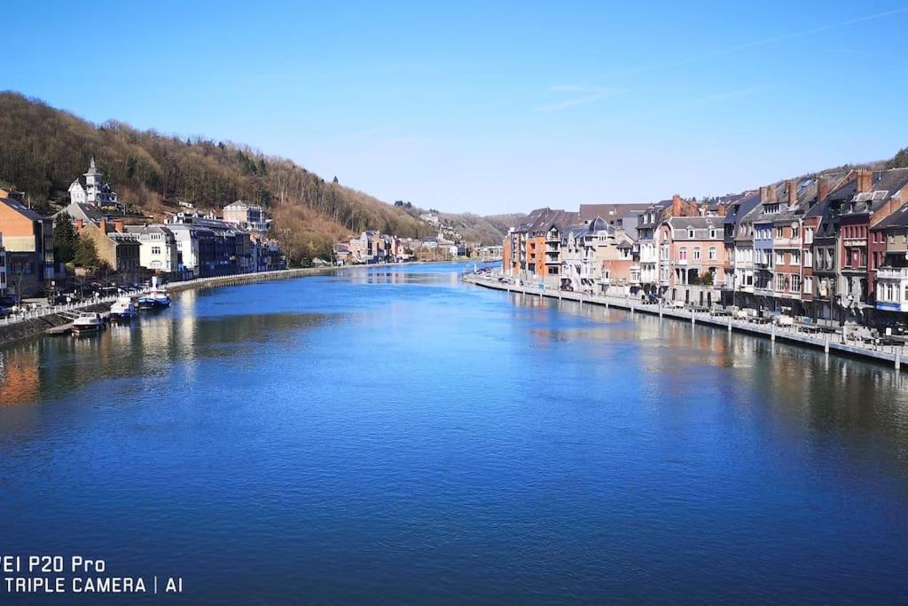Vue Sur Meuse Avec Jacuzzi Et Sauna Exterieur. Yvoir Εξωτερικό φωτογραφία